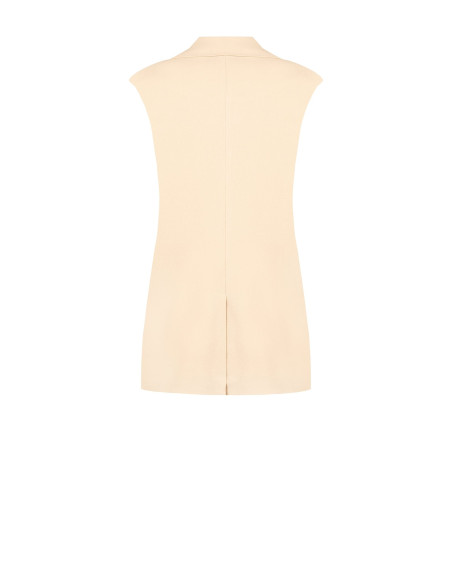 Gilet long en viscose mélangée avec bretelles Rinascimento