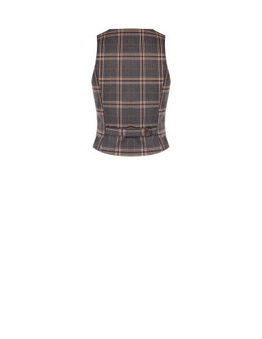 Gilet cintré tartan Rinascimento