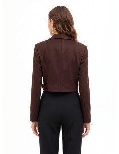 Veste blazer courte avec lanière Rinascimento 2
