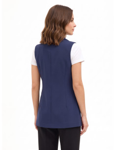 Lang en Getailleerd Vest van Technische Stof Rinascimento 2