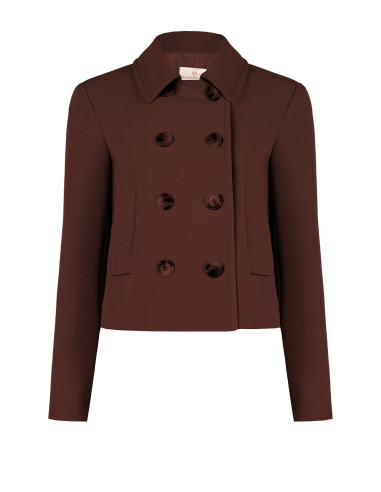 Manteau court avec poches et épaulettes Rinascimento
