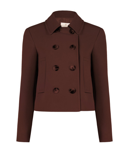 Manteau court avec poches et épaulettes Rinascimento