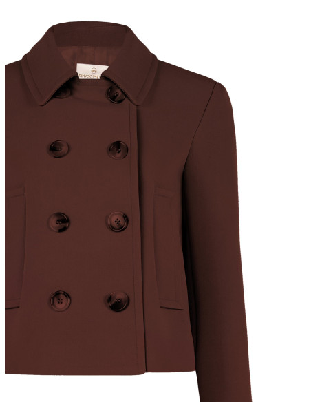 Manteau court avec poches et épaulettes Rinascimento