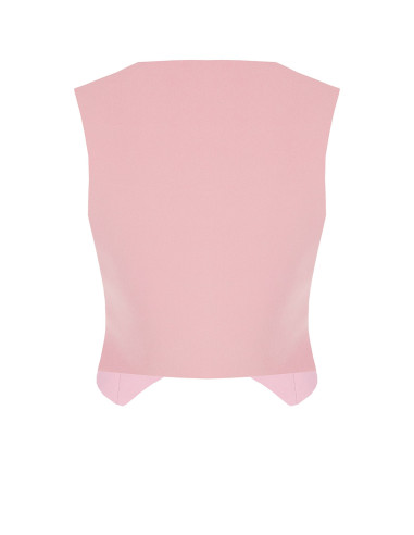 Damesgilet met drie knopen van technische stof Rinascimento