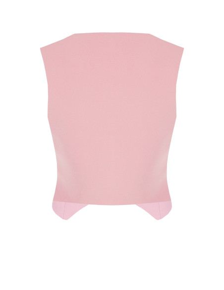 Damesgilet met drie knopen van technische stof Rinascimento