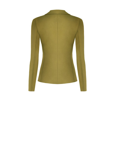 Veste blazer courte cintrée en tissu technique Rinascimento