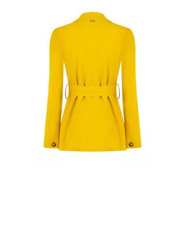 Veste blazer en polyviscose avec ceinture assortie Rinascimento
