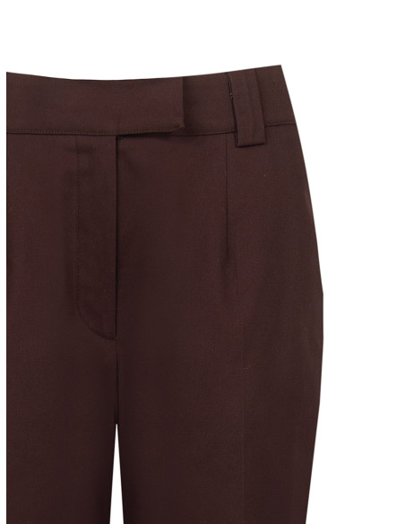 Rechte broek van een katoenmix met verborgen knoop Rinascimento