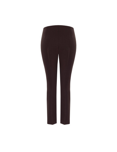 Pantalon cigarette en tissu technique avec boutons aux chevilles Rinascimento