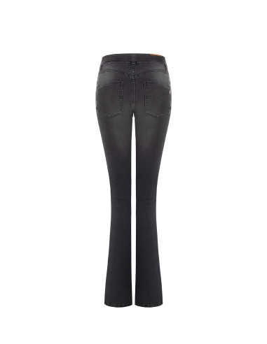Stretchflarejeans met bijpassende riem en RR-logogesp Rinascimento