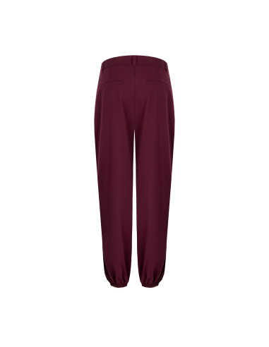 Pantalon large ballon en polyviscose avec plis Rinascimento