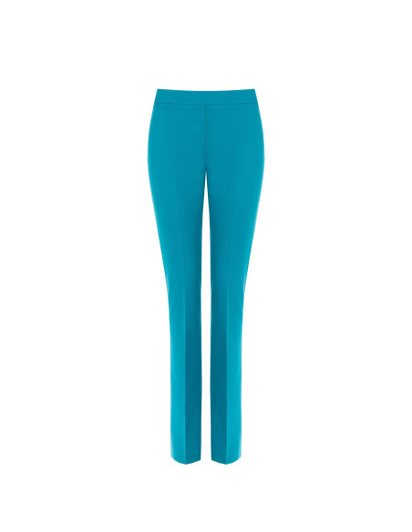 Pantalon évasé avec fentes en maille Milano Rinascimento
