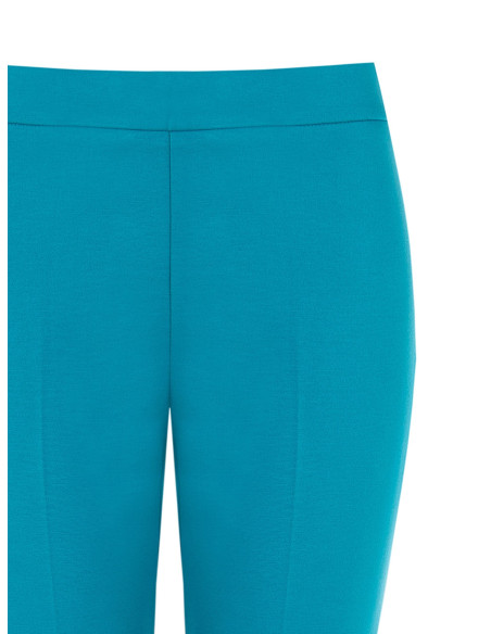 Pantalon évasé avec fentes en maille Milano Rinascimento
