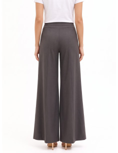 Pantalon palazzo extra-large en polyviscose Rinascimento 2