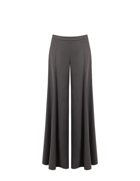 Pantalon palazzo extra-large en polyviscose Rinascimento