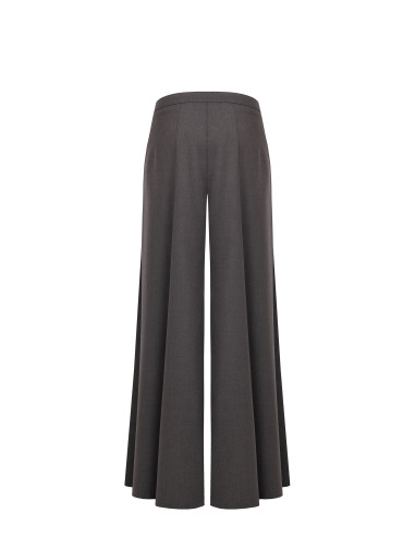 Pantalon palazzo extra-large en polyviscose Rinascimento