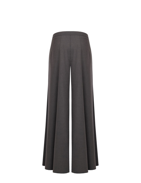 Pantalon palazzo extra-large en polyviscose Rinascimento