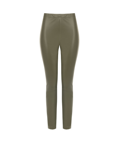 Leggings effet cuir avec élastique à la taille Rinascimento