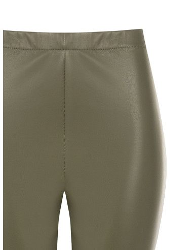 Leggings effet cuir avec élastique à la taille Rinascimento
