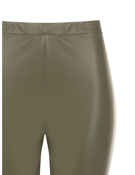 Leggings effet cuir avec élastique à la taille Rinascimento