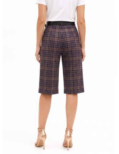 Bermuda tartan à double pli Rinascimento