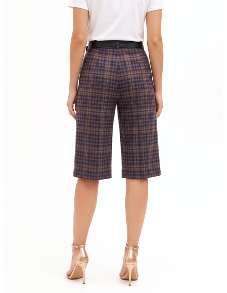 Bermuda tartan à double pli Rinascimento