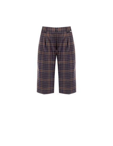 Bermuda tartan à double pli Rinascimento