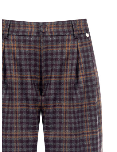 Bermuda tartan à double pli Rinascimento