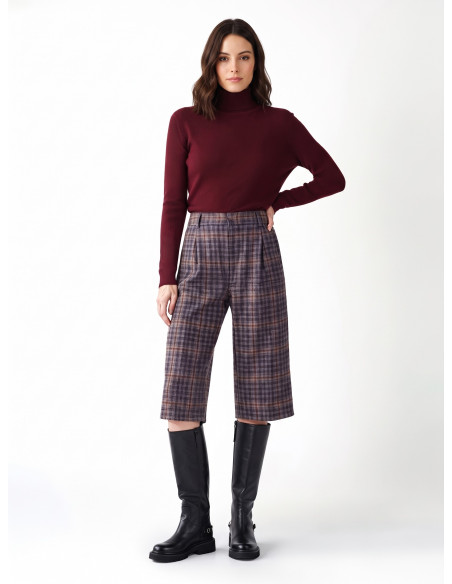 Bermuda tartan à double pli Rinascimento