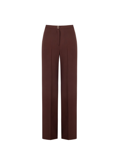 Pantalon palazzo en tissu fluide Rinascimento