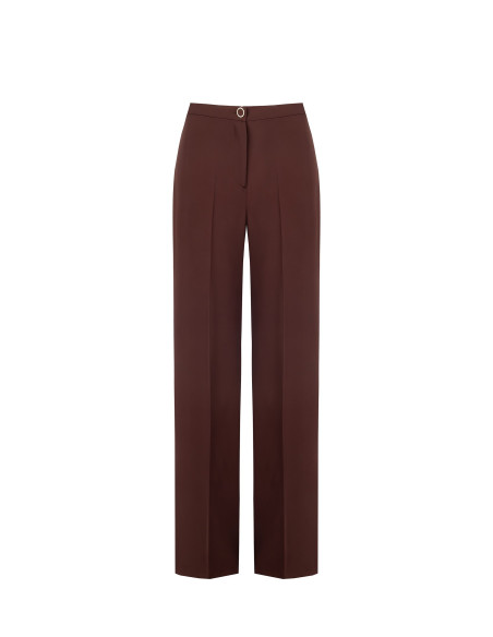 Pantalon palazzo en tissu fluide Rinascimento