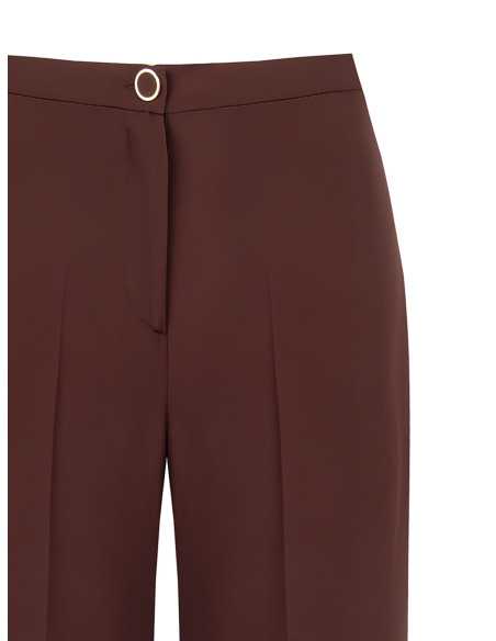 Pantalon palazzo en tissu fluide Rinascimento