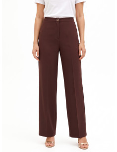 Pantalon palazzo en tissu fluide Rinascimento