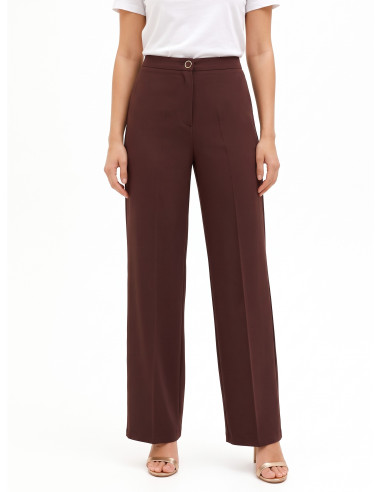 Pantalon palazzo en tissu fluide Rinascimento
