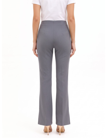 Pantalon évasé en polyviscose sans poches Rinascimento