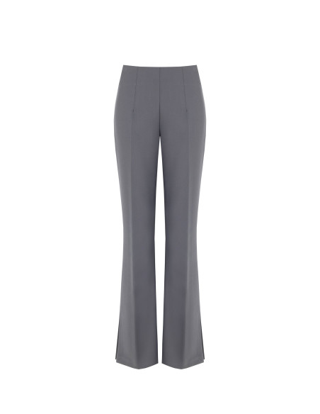 Pantalon évasé en polyviscose sans poches Rinascimento