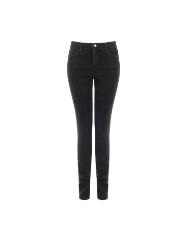 Jean skinny extensible recouvert de paillettes sur le devant Rinascimento