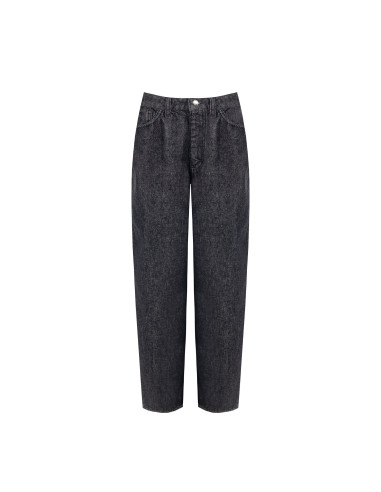 Wide-legjeans met logolabel op de achterzak Rinascimento