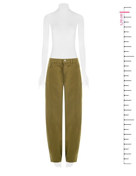 Ballonjeans met cargodetails Rinascimento