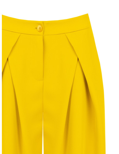 Pantalon balloon à plis croisés sur le devant Rinascimento