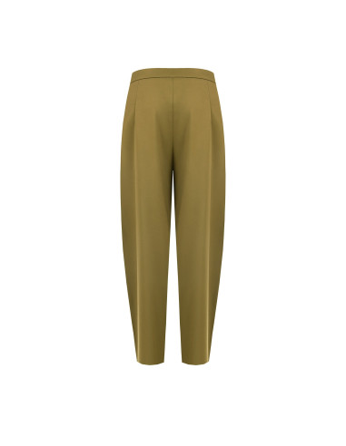 Pantalon balloon en mélange de viscose avec double pince Rinascimento