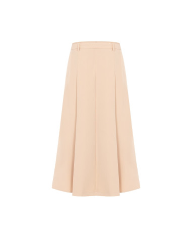 Jupe maxi plissée avec ceinture rigide assortie Rinascimento