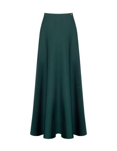 Jupe maxi en satin avec poches Rinascimento