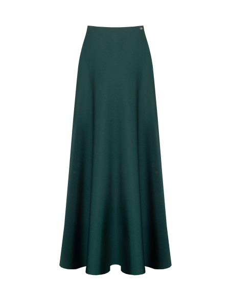 Jupe maxi en satin avec poches Rinascimento