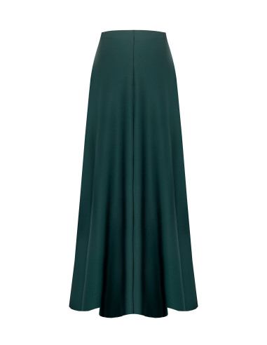 Jupe maxi en satin avec poches Rinascimento