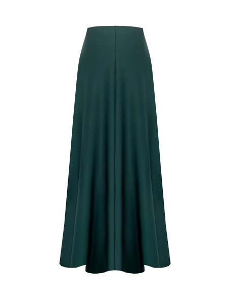 Jupe maxi en satin avec poches Rinascimento