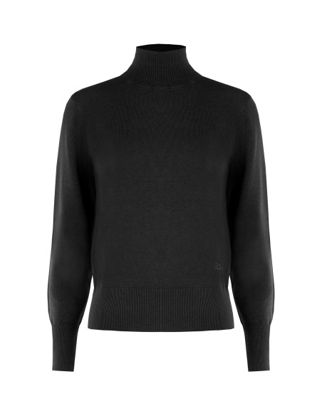 Pull à col roulé avec logo RR brodé Rinascimento
