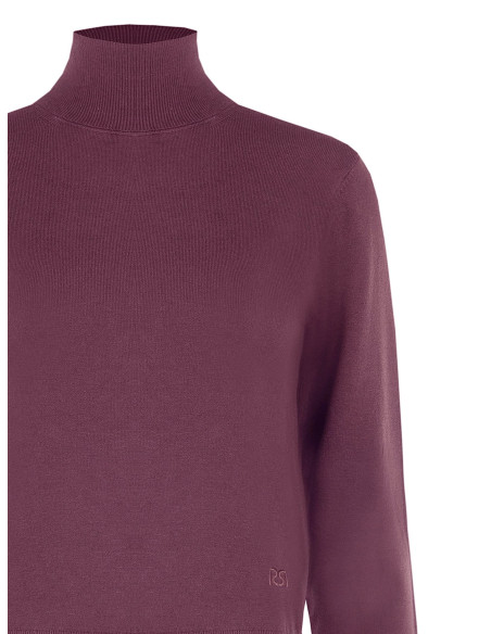 Pull à col roulé avec logo RR brodé Rinascimento