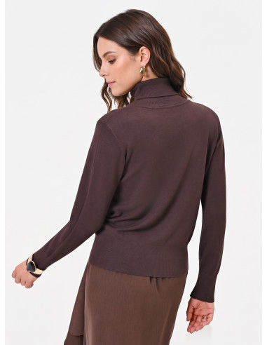 Pull à col roulé avec logo RR brodé Rinascimento