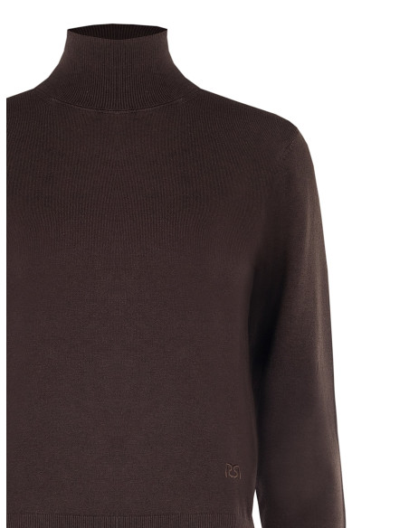 Pull à col roulé avec logo RR brodé Rinascimento